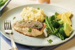 PAN FRIED COLEY WITH MASH